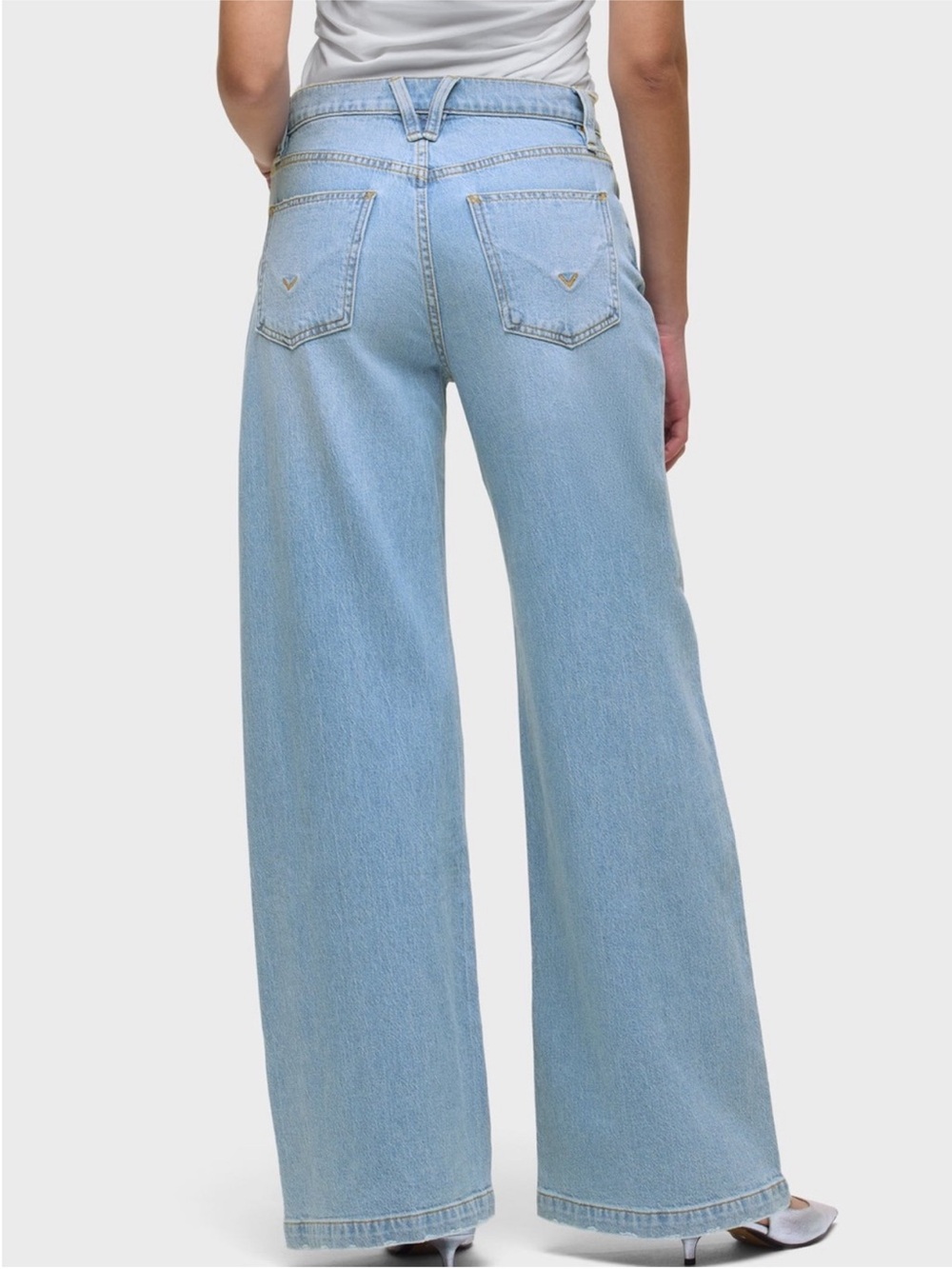 Hudson Wide Leg Light Blue Women’s Jeans - Picture 2 of 4